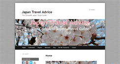 Desktop Screenshot of japantraveladvice.com